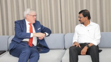 பிரித்தானிய உயர்ஸ்தானிகருக்கும், மக்கள் விடுதலை முன்னணியின் பொதுச் செயலாளருக்கும் இடையில் சந்திப்பு!