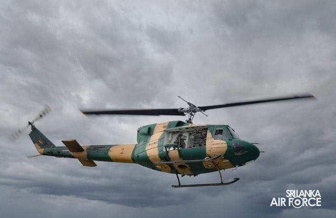 அனர்த்த உதவியில் ஈடுபட்ட ஹெலிகொப்டர் விபத்து