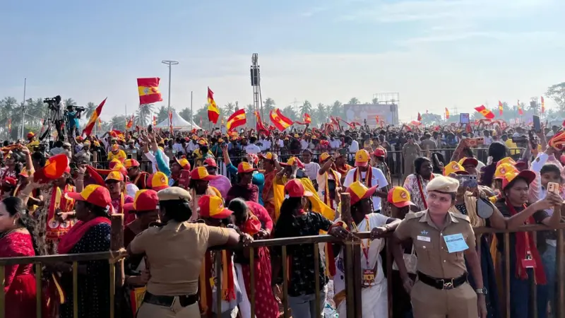 விஜயின் பொதுக் கூட்டம் ஈரோடில் இன்று!