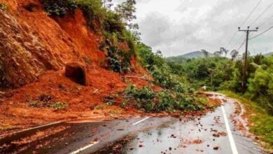 குறைந்தளவு மழை பெய்தால் நிலச்சரிவு அபாயம் குறித்து தேசிய கட்டட ஆராய்ச்சி நிறுவனம் வெளியிட்ட எச்சரிக்கை படம்