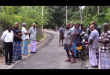 வீதி புனரமைப்பில் முறைகேடு - மக்கள் எதிர்ப்பு!