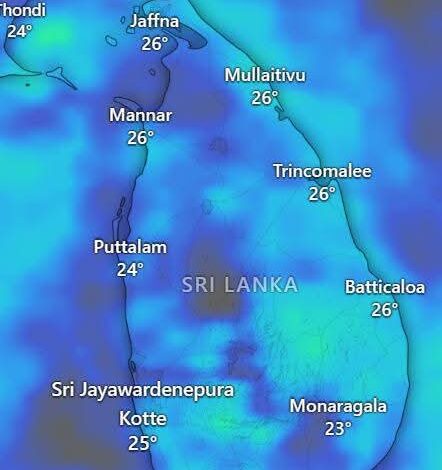 தென்கிழக்கு வளைகுடாவில் 16 ஆம் திகதி காற்றுச்சுழற்சி!