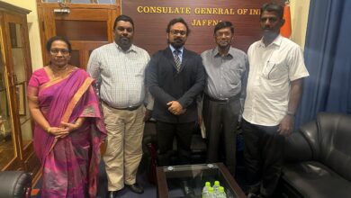 இந்திய துணைத் தூதுவரை நேரில் சந்தித்து மனவருத்தத்தை வெளிப்படுத்திய ஈ.பி.டி.பி!