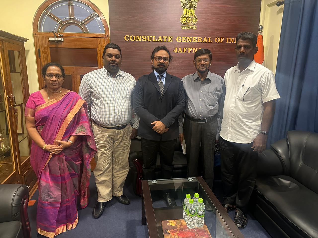 இந்திய துணைத் தூதுவரை நேரில் சந்தித்து மனவருத்தத்தை வெளிப்படுத்திய ஈ.பி.டி.பி!