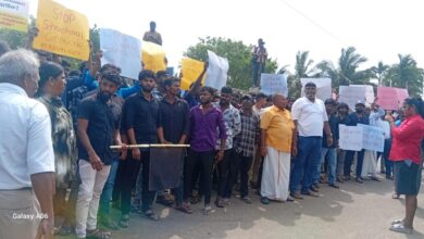 தையிட்டியில் விகாரையை அகற்றக்கோரி போராட்டம்!