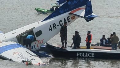 நுவரெலியாவில் நீர் விமானம் விபத்து!