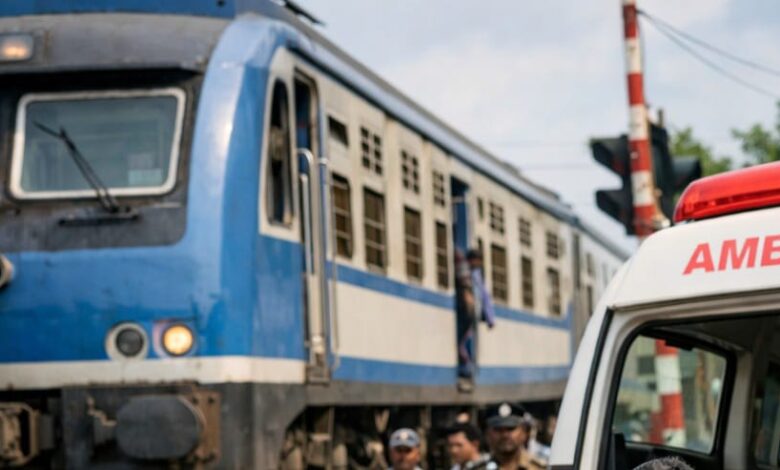 அரியாலையில் ரயிலுடன் மோதுண்டு இளைஞர் படுகாயம்!