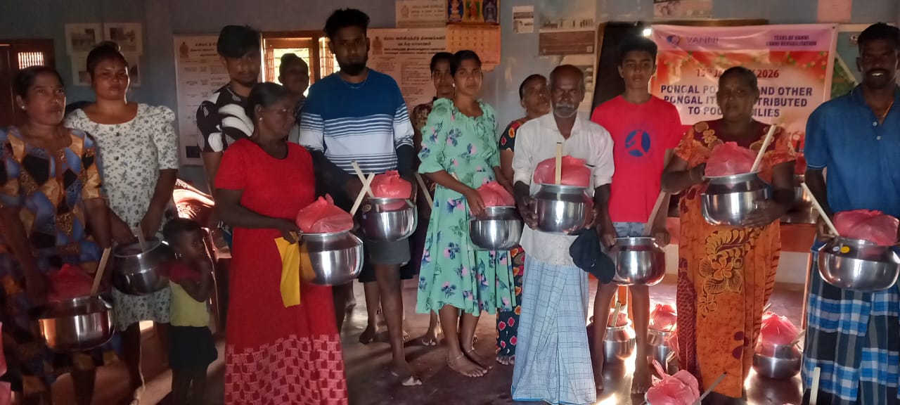 வன்னியின் கண்ணீர் அமைப்பால் பொங்கல் பொருட்கள் வழங்கி வைப்பு!