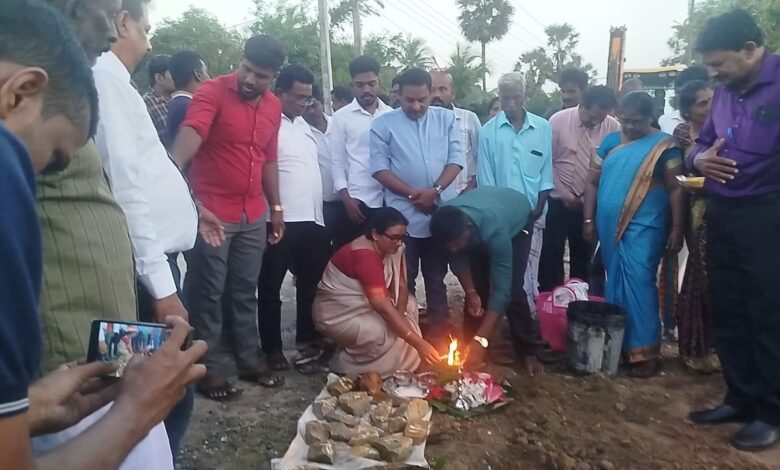 தொண்டமனாறு "வல்லை - துன்னாலை" வீதிக்கு அடிக்கல்!