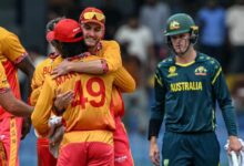 அவுஸ்திரேலியாவுக்கு ஆட்டம் காட்டிய ஸிம்பாப்வே: 23 ஓட்டங்களால் வெற்றி!