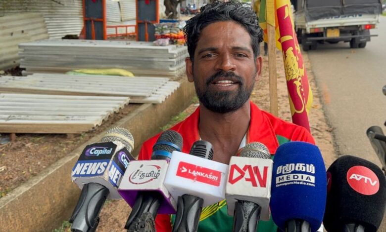 மாற்றுத்தினாளியின் சுற்றுப்பயணம் முல்லைத்தீவு வந்தடைந்தது!