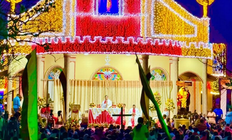 சிறப்பாக இடம்பெற்ற கச்சதீவு அந்தோணியார் ஆலய பெருந்திருவிழா : 10 ஆயிரம் வரையிலான பக்தர்கள் பங்கேற்பு!