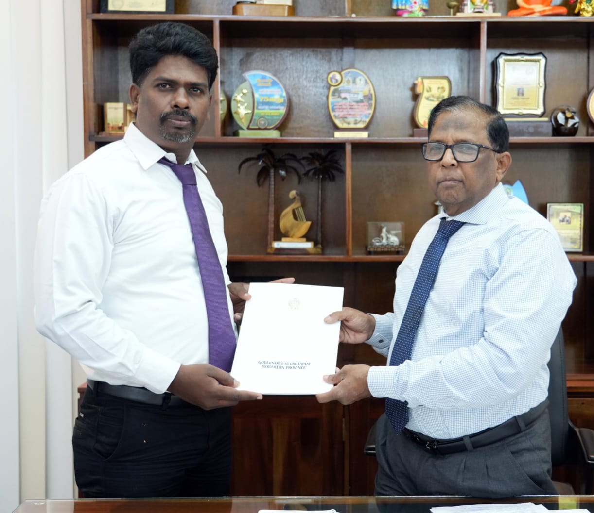 வடக்கு மாகாண கூட்டுறவு ஊழியர் ஆணைக்குழு தலைவராக காராளசிங்கம் பிரகாஸ்!