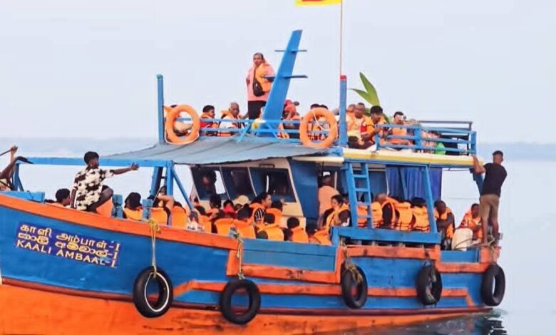 கச்சதீவு பெருந்திருவிழா,செல்லக் குவியும் பக்தர்கள்!