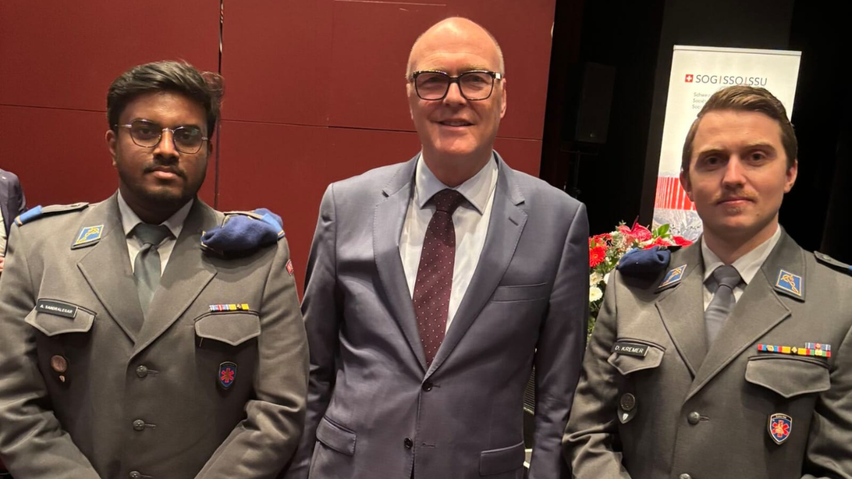 சுவிஸ் இராணுவ மருத்துவர்கள் சங்கத்தின் துணைத் தலைவராக ஈழத்தமிழர் நியமனம்!