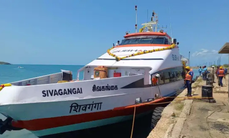 காங்கேசன்துறை - நாகப்பட்டினம் இடையிலான சிவகங்கை கப்பல் சேவை மீண்டும் ஆரம்பம்!