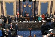 டொனால்ட் ட்ரம்பின் நடவடிக்கையை கட்டுப்படுத்தும் பிரேரணை செனட் சபையில் தோல்வி!