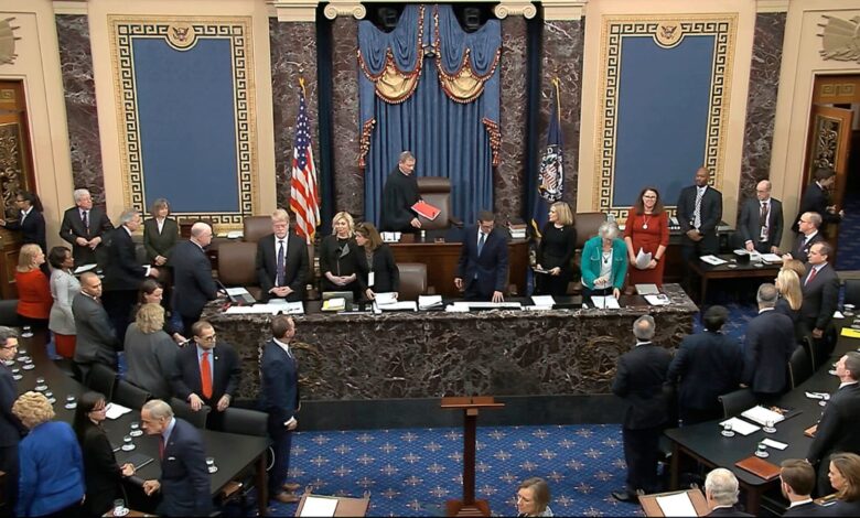 டொனால்ட் ட்ரம்பின் நடவடிக்கையை கட்டுப்படுத்தும் பிரேரணை செனட் சபையில் தோல்வி!