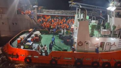 ஈரான் நாட்டு கப்பலிலிருந்த 204 பேரும் கொழும்பிற்கு