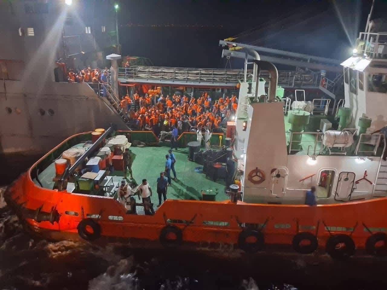 ஈரான் நாட்டு கப்பலிலிருந்த 204 பேரும் கொழும்பிற்கு