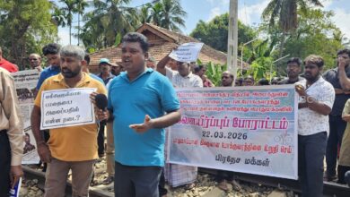 மூடப்பட்ட வீதியை திறக்ககோரி போராட்டம்!