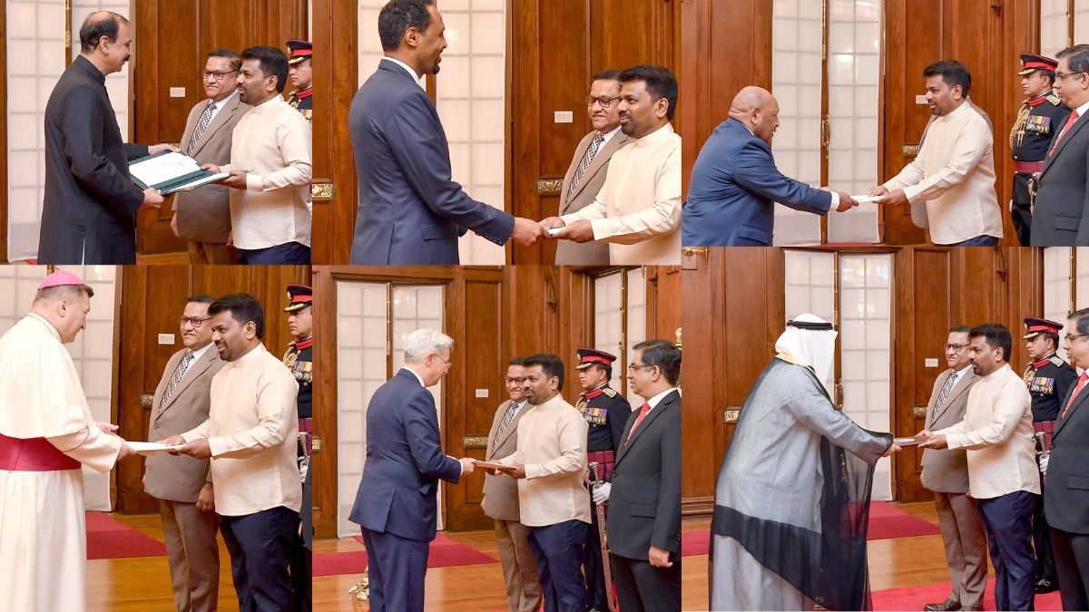 இலங்கைக்கான வெளிநாடுகளின் உயர்தானிகர்கள் மற்றும் தூதுவர்கள் நியமனம்!