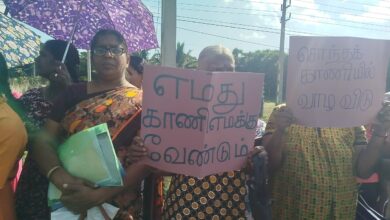 இயக்கச்சியில் இராணுவத்திற்காக காணி சுவீகரிப்பு: மக்கள் போராட்டத்தால் இடைநிறுத்தம்!