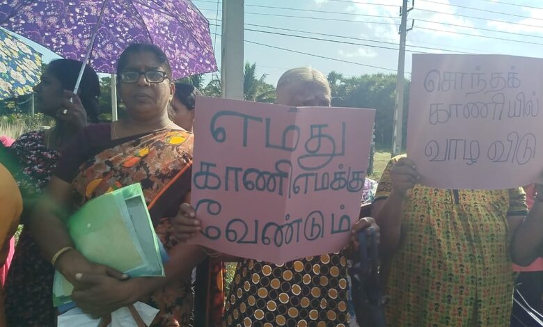 இயக்கச்சியில் இராணுவத்திற்காக காணி சுவீகரிப்பு: மக்கள் போராட்டத்தால் இடைநிறுத்தம்!