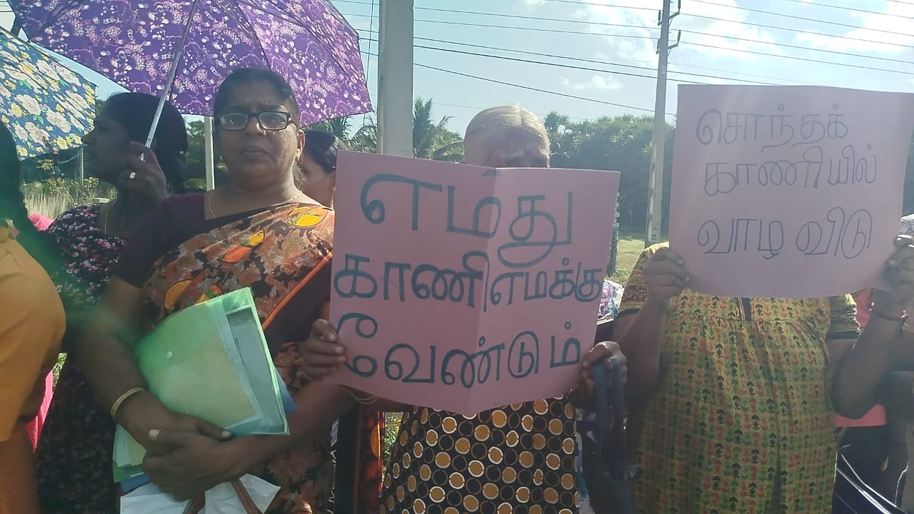 இயக்கச்சியில் இராணுவத்திற்காக காணி சுவீகரிப்பு: மக்கள் போராட்டத்தால் இடைநிறுத்தம்!