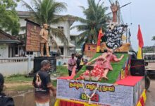 தென்மராட்சியை வந்தடைந்த முள்ளிவாய்க்கால் நினைவு ஊர்தி!