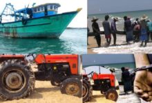 கட்டைக்காட்டுக் கடலில் சட்டவிரோத மீன்பிடியில் ஈடுபட்ட அறுவர் கைது!