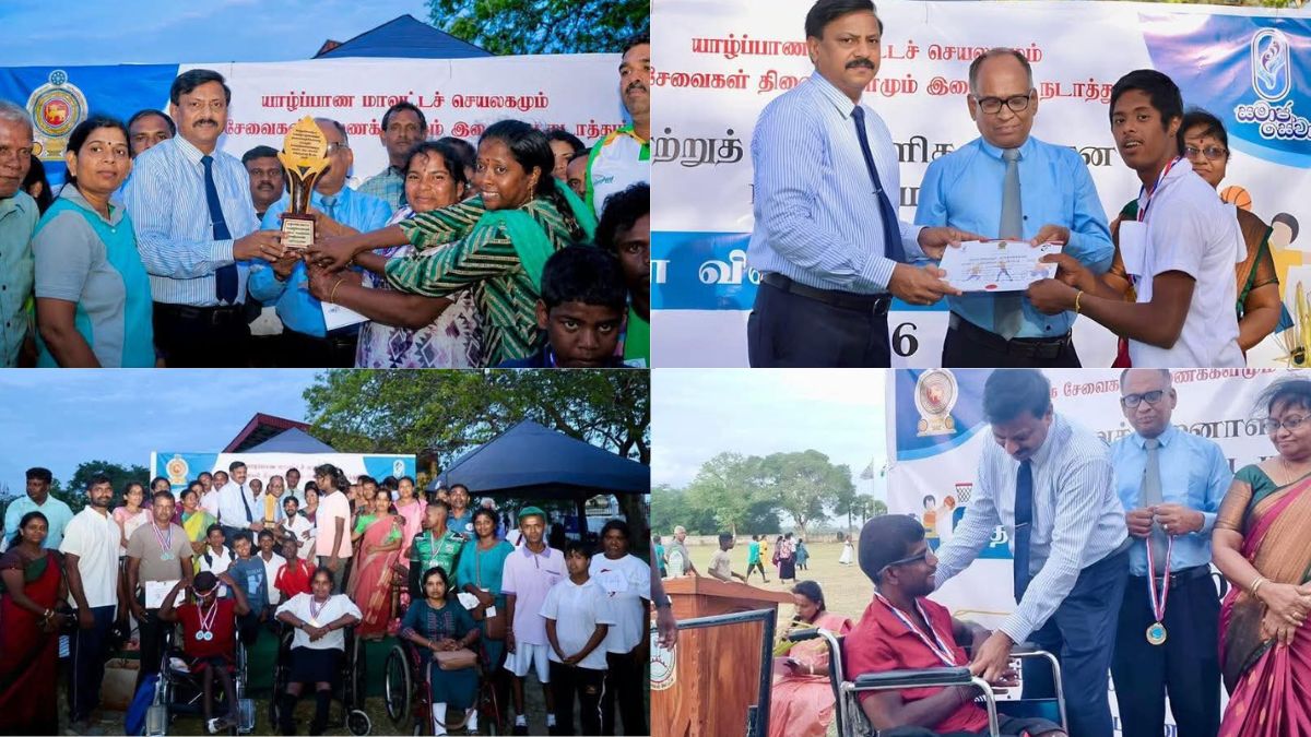 யாழில் இடம்பெற்ற மாற்றுத் திறனாளிகளுக்கான தடகள விளையாட்டுப் போட்டி!