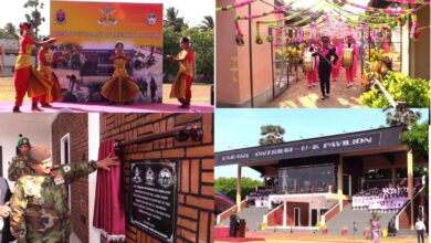 வரணி மத்திய கல்லூரி மைதான அரங்கைத் திறந்து வைத்த இராணுவத் தளபதி!