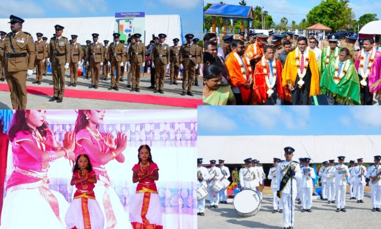 யாழில் பொலிஸ் நிலையமும், தங்கிடங்களும் திறந்து வைப்பு!