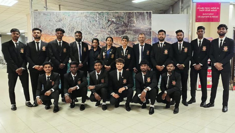 தெற்காசிய எறிபந்து போட்டியில் விளையாடும் வடக்கின் வீரர்கள்!
