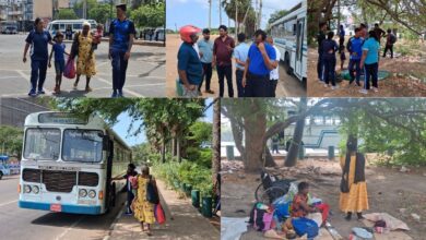 யாழில் சுற்றுலாவிகளுக்கு இடையூறாக யாசகம் செய்தோரை அகற்றிய யாழ்ப்பாணப் பொலிஸார்