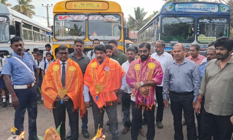 டிஜிற்றல் முறையிலான பாடசாலை பேருந்து சேவை யாழ்.கொடிகாமத்தில் ஆரம்பித்து வைப்பு!