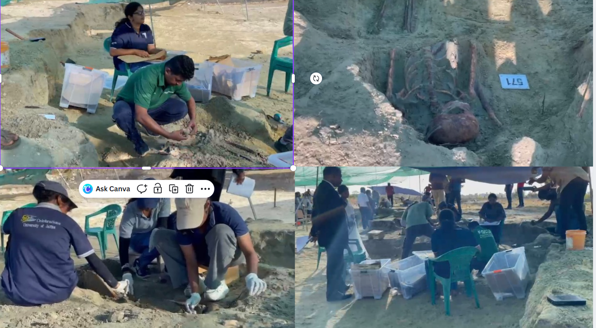 செம்மணியில் நேற்றும்10 என்புக் கூடுகள் அடையாளம்: அகழ்வு பணிகள் இன்றுடன் நிறைவு!